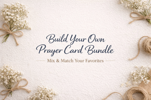 Build Your Own Prayer Card Bundle (6 for $15)