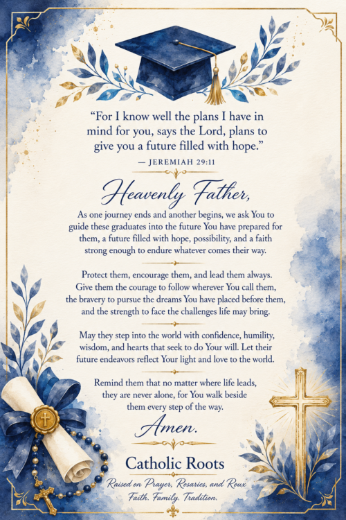 A Graduation Prayer