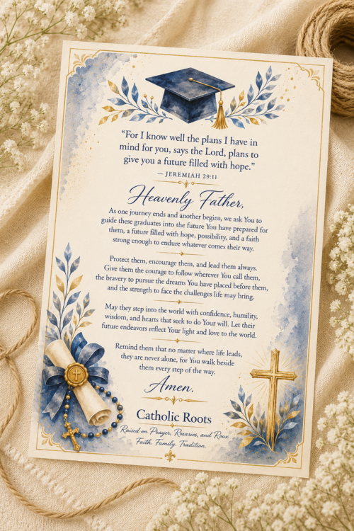 A Graduation Prayer