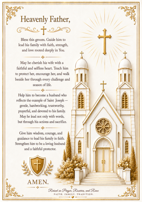 A Groom's Prayer