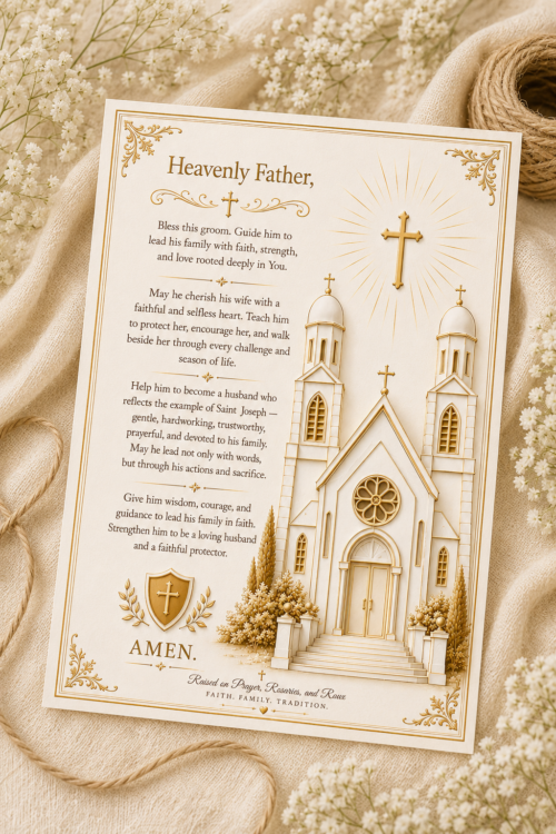 A Groom's Prayer
