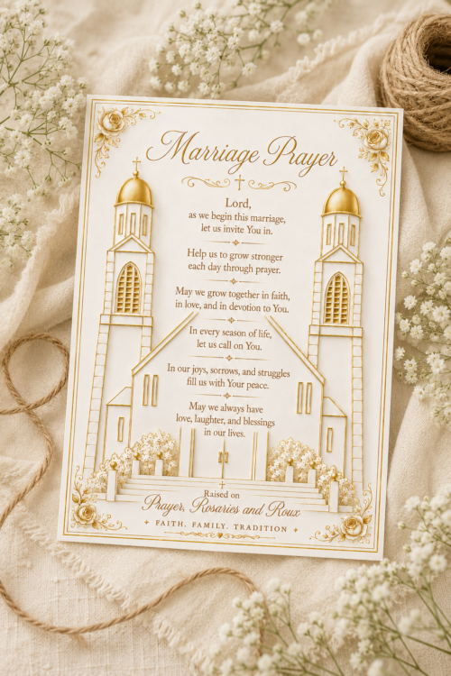 A Marriage Prayer