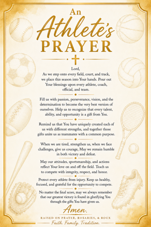 An Athleteś Prayer