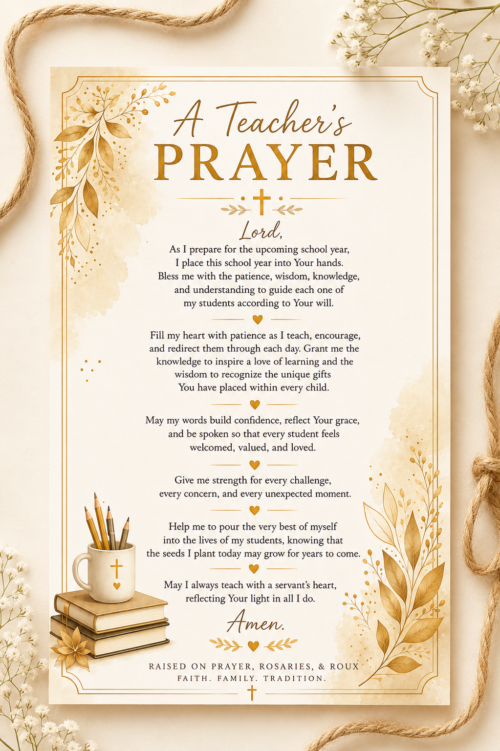 Teacherś Prayer